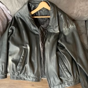 Men leather jacket
